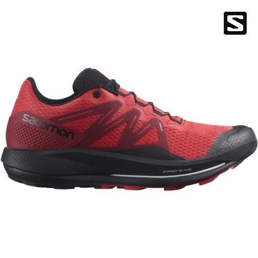 Red Salomon Pulsar Men's Trail Running Shoes | PH 08945S